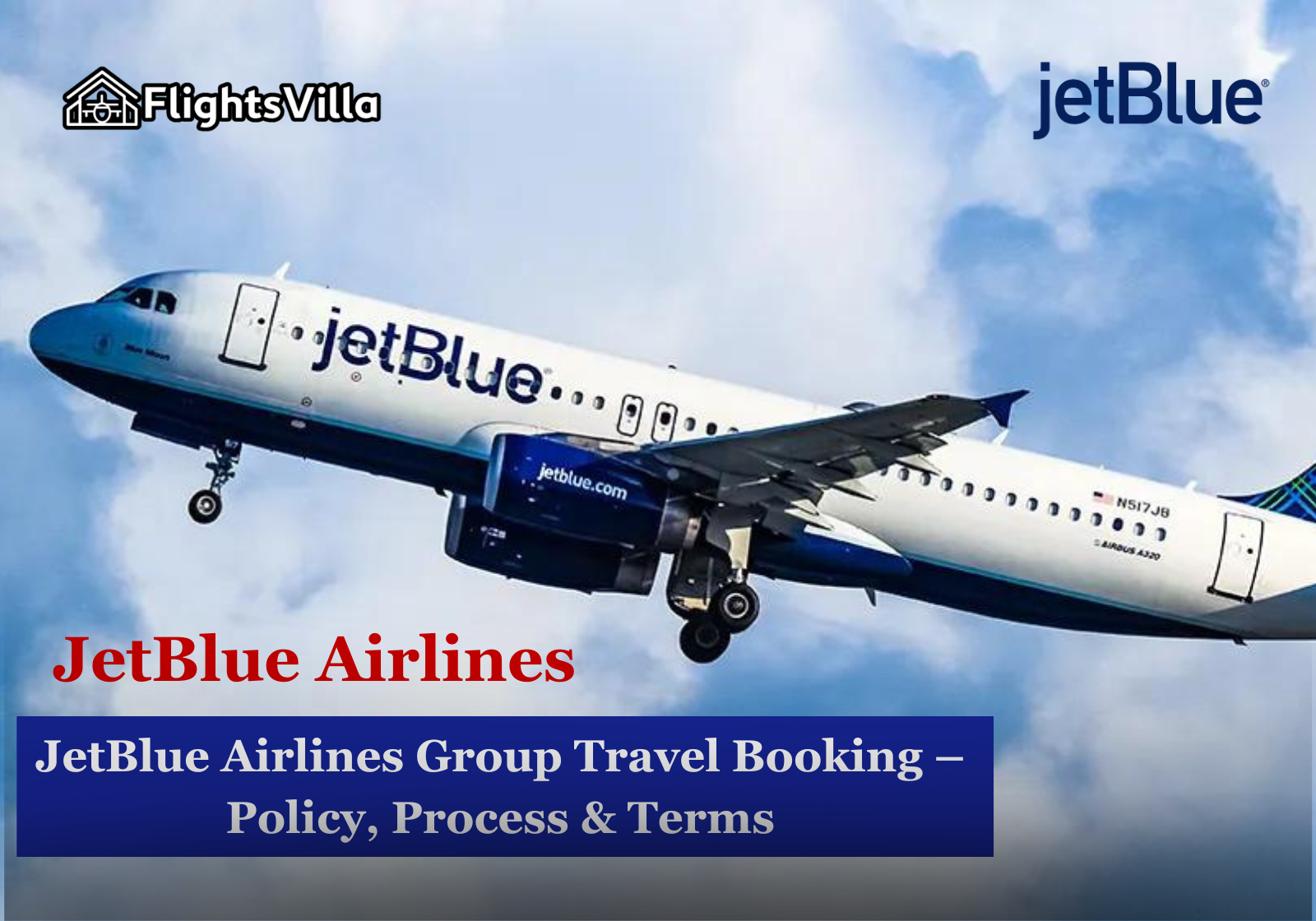 JetBlue Airlines Group Travel Booking
